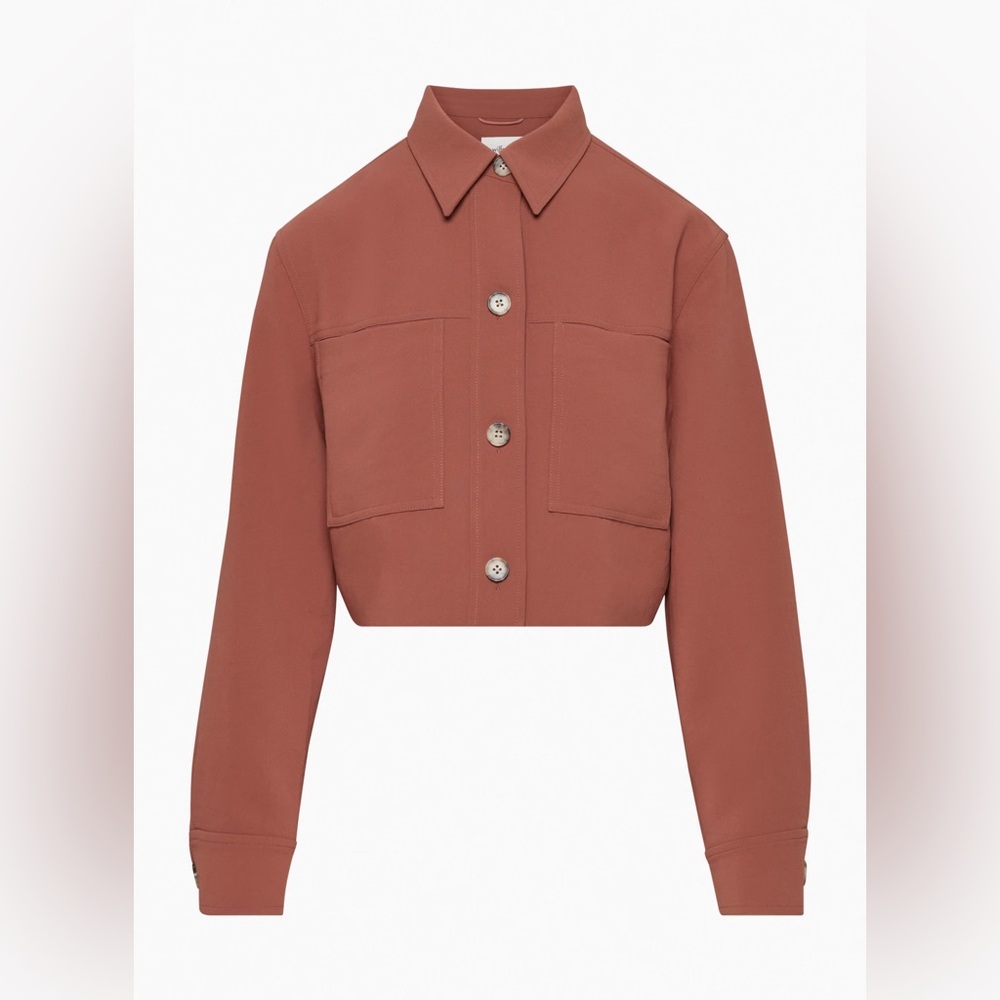 Aritzia Button Down Cropped Jacket - image 1